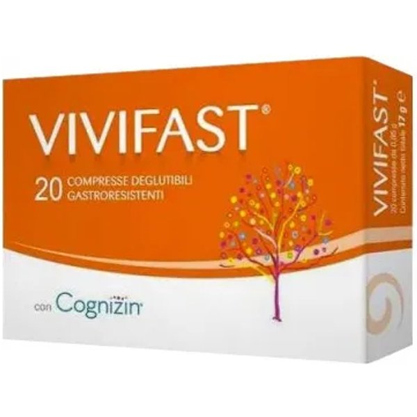 Vivifast 20 Compresse - Integratore Per La Memoria E Le Funzioni Cognitive-image