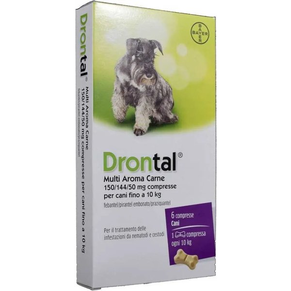 Bayer Italia Drontal Multi Aroma Carne 6 Compresse-image