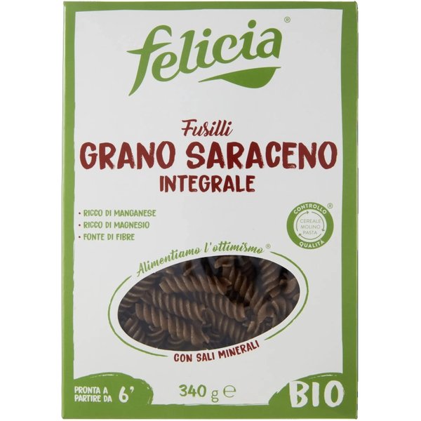 Felicia Bio Fusilli Pasta Di Grano Saraceno Senza Glutine 340 G-image
