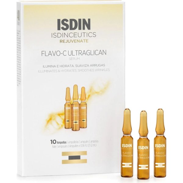 Isdin Flavo-C Ultraglican - Siero Viso 10 Fiale-image