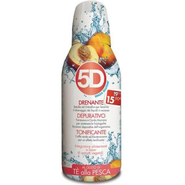 Benefit 5D Depuradren 500 Ml Gusto Pesca - Integratore Drenante-image