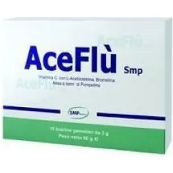 Aceflu Smp - Integratore alimentare per il benessere dell'apparato respiratorio 20 bustine-image