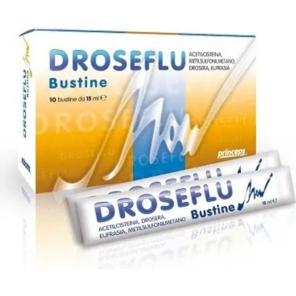 Droseflu 10 Bustine - Integratore Per Il Benessere Delle Vie Respiratorie-image