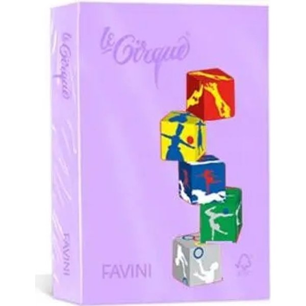 Favini Le Cirque - Carta Colorata A4 Colore Lilla 80 G/Mq - Risma Da 500 Fogli-image
