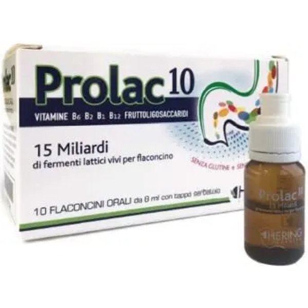 Prolac10 - integratore per l'equilibrio della flora intestinale 10 flaconcini-image
