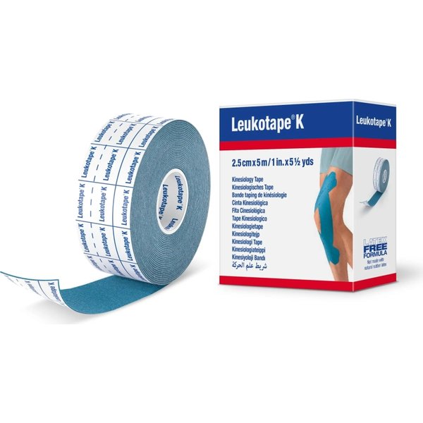 Essity Benda Adesiva Elastica Leukotape - Blu 2,5 Cm X 5 Mt-image