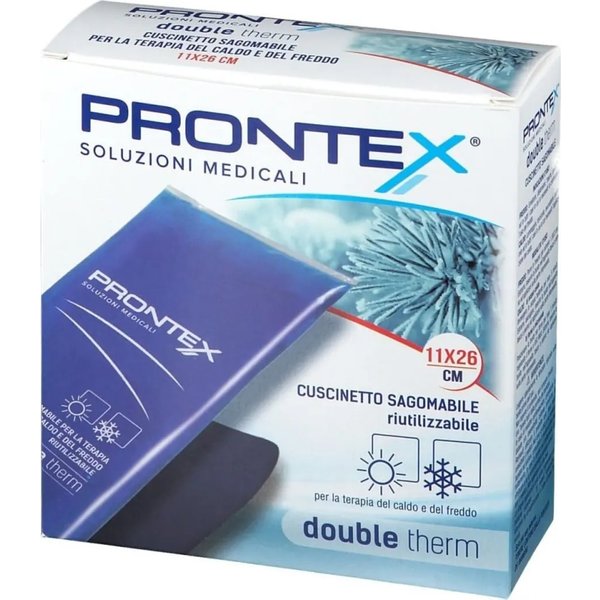 Prontex Double Therm Gel - Cuscinetto Sagomabile Per La Terapia Del Caldo E Del Freddo 26X11 Cm-image