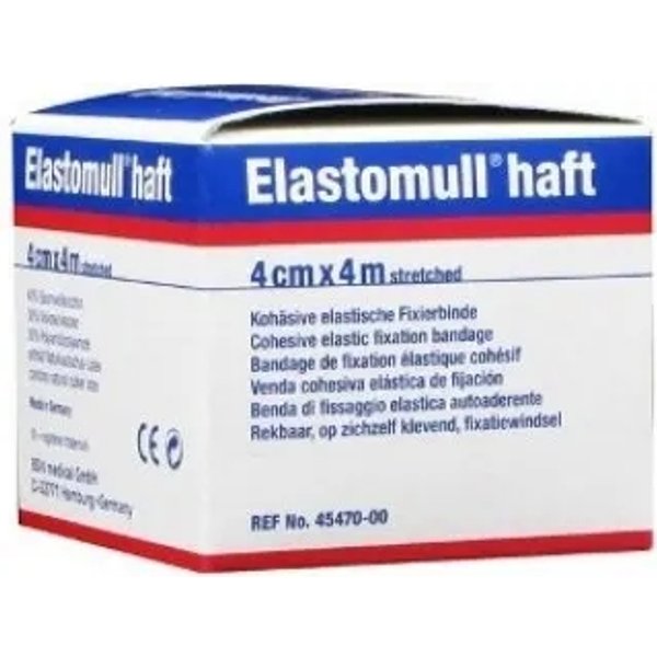 Essity Benda Elastica Elastomull Haft - 4 Cm X 4 Mt-image