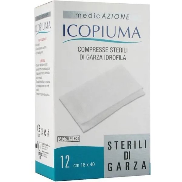 Icopiuma Compressa Adesiva In Tnt - 12 Compresse Da 18 X 40 Cm-image