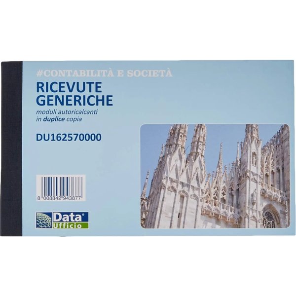 Data Ufficio 5 Blocchetti Ricevute Generiche - DU162570000-image
