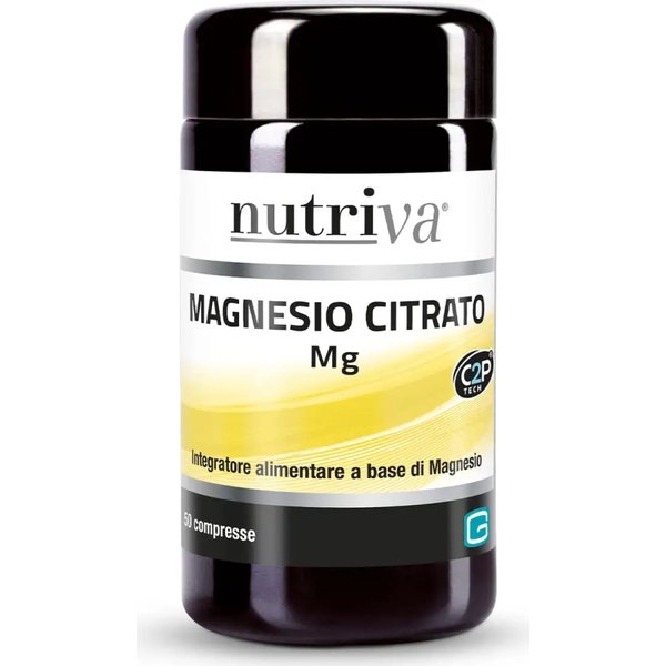 Nutriva Magnesio Citrato 50 Compresse - Integratore A Base Di Magnesio-image