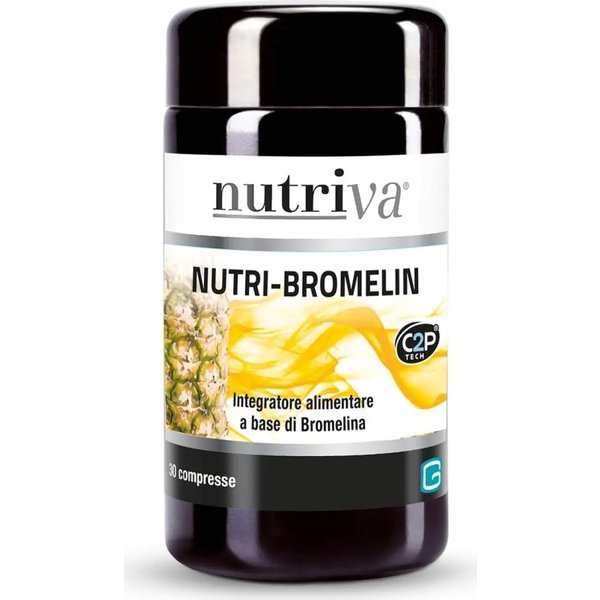 Nutriva Nutri-Bromelin 30 Compresse - Integratore A Base Di Bromelina-image