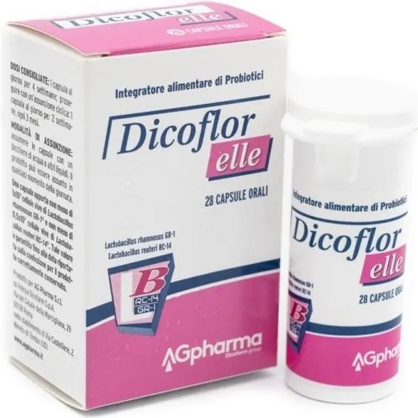 Dicoflor Elle 28 Capsule - Integratore Per L'equilibrio Della Flora Batterica Intestinale-image