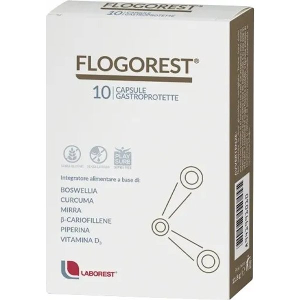 Flogorest 10 Capsule - Integratore Per Stati Di Tensione Localizzati-image