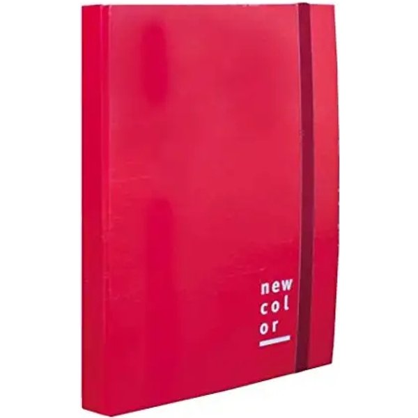 Brefiocart New Color - Cartella Portaprogetti 35X25X10 Cm Con Elastico - Rosso-image