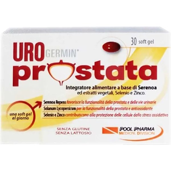Urogermin Prostata 30 Softgel - Integratore Per Le Vie Urinarie-image