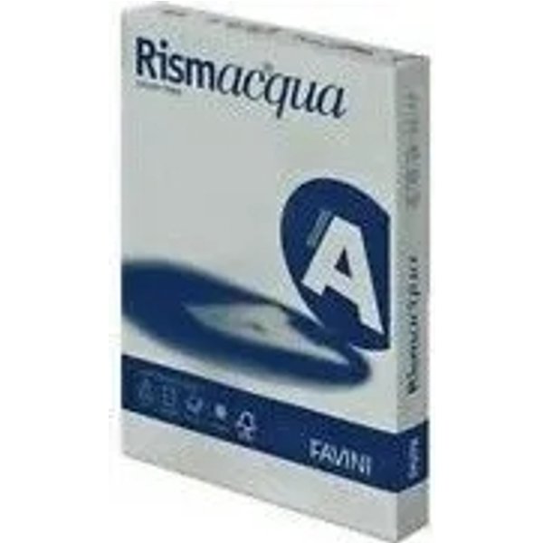 Favini Rismacqua - Cartoncino Colorato A4 Colore Ghiaccio - Risma Da 125 Fogli-image