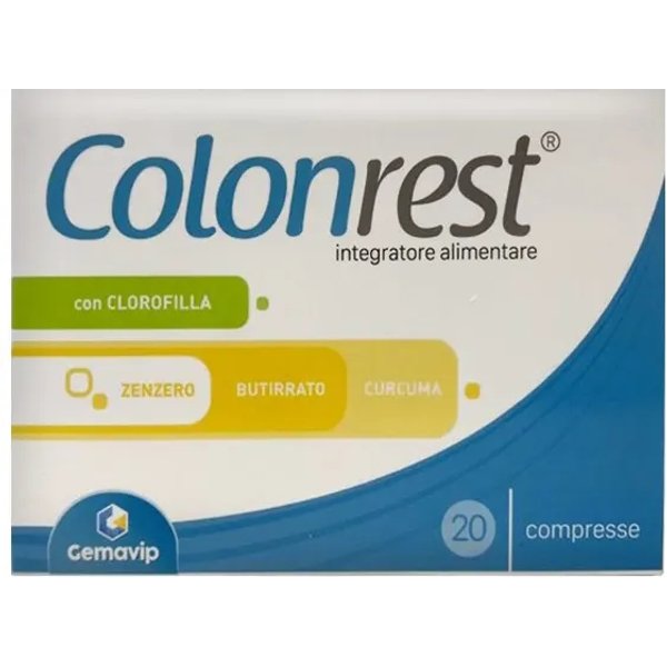 Colonrest 20 Compresse - Integratore Per Il Benessere Gastrointestinale-image