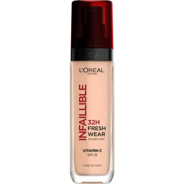 L'Oreal Paris Infaillible 24H Fresh Wear - Fondotinta Liquido - N. 110 Vanille Rosé-image