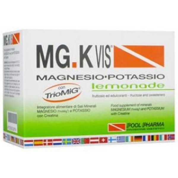 Mgk Vis Lemonade 15 Bustine - Integratore Di Magnesio E Potassio-image
