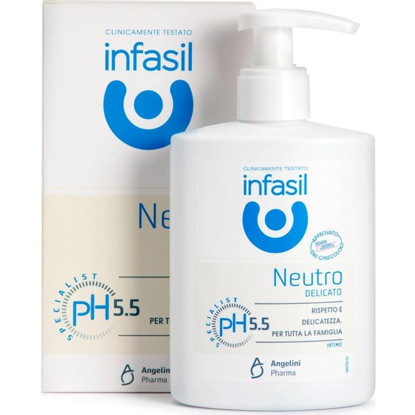 Infasil Neutro Ph 5,5 - Detergente Intimo Per Tutta La Famiglia 200 Ml-image