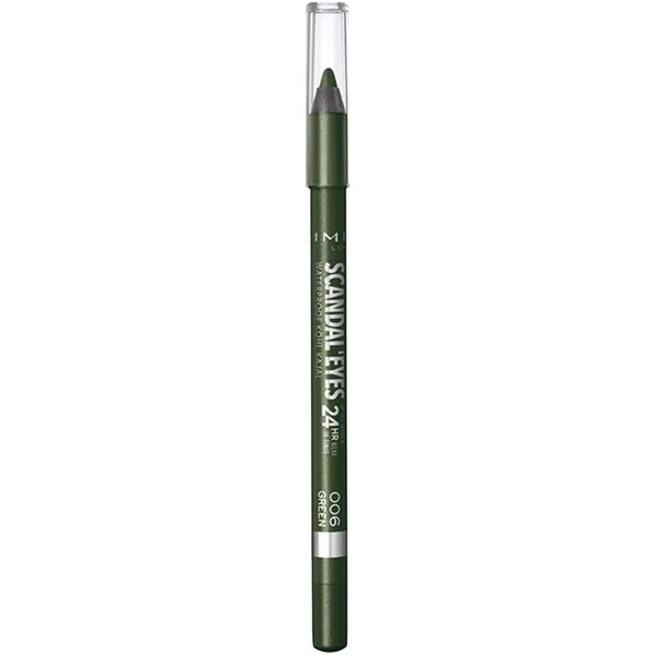 Rimmel Scandaleyes Waterproof Kohl - Matita Occhi N. 006 Green-image