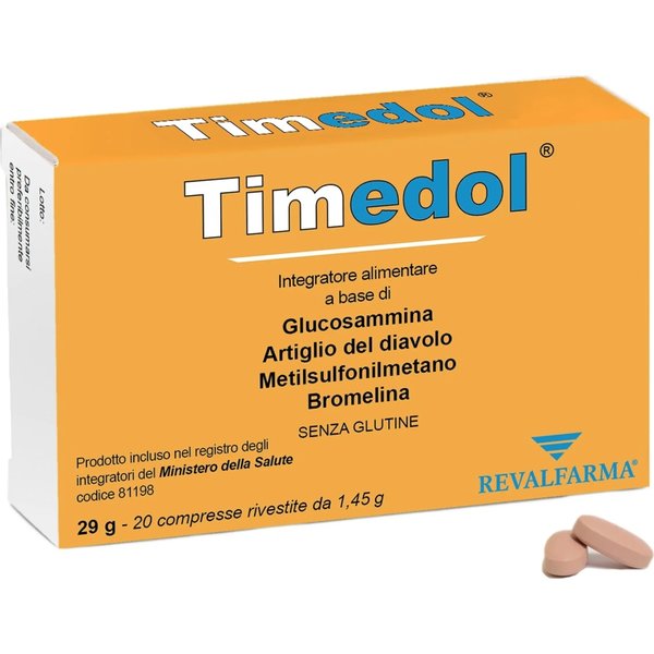 Timedol 20 Compresse - Integratore Per La Funzionalità Articolare-image