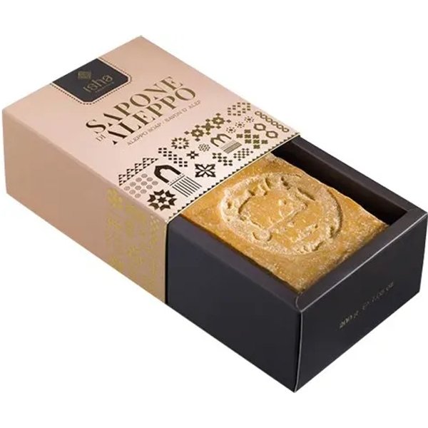 Isha Sapone Di Aleppo Con Il 5% Di Olio D'alloro 200 Gr-image