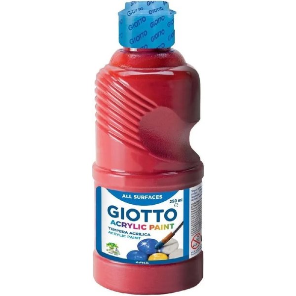 Giotto Tempera Acrilica Colore Rosso - 250 Ml-image