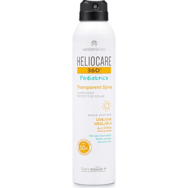 Difa Cooper Crema Solare Bambini 50+ Spf Spray Trasparente Resistente All'acqua Heliocare 360° Pediatrics Protezione Molto Alta 200 Ml-image
