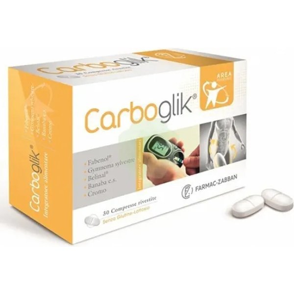 Carboglik 30 Compresse Rivestite - Integratore Per Il Controllo Del Metabolismo-image