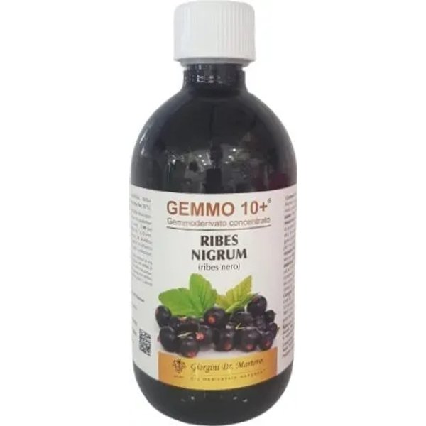 Gemmo 10+ Ribes Nigrum Liquido Analcolico 500 Ml - Integratore Immunostimolante-image
