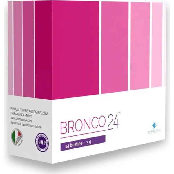 Bronco24 - Integratore Per L'apparato Respiratorio 14 Bustine-image