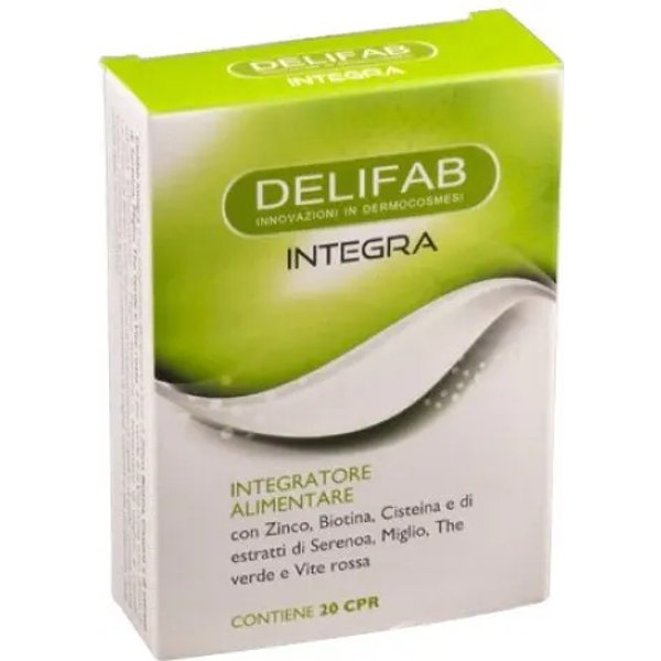 Delifab Integra 20 Compresse - Integratore Per Unghie E Capelli-image