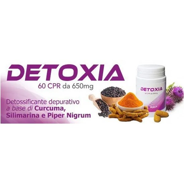 Detoxia 60 Compresse - Integratore Alimentare Detossificante-image