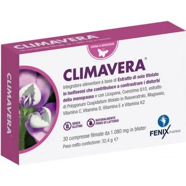 Climavera 30 Compresse - Integratore Per Il Benessere Urogenitale-image