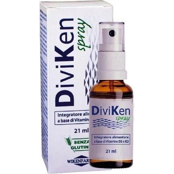 Diviken Spray Orale 21 Ml - Integratore Di Vitamine D3 E K2-image