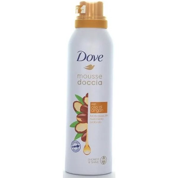 Dove Mousse Doccia - Docciaschiuma Con Olio D'argan 200 Ml-image