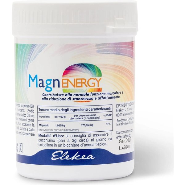 Magnenergy Polvere 200 Gr - Integratore Di Magnesio Per Energia E Vitalitã-image