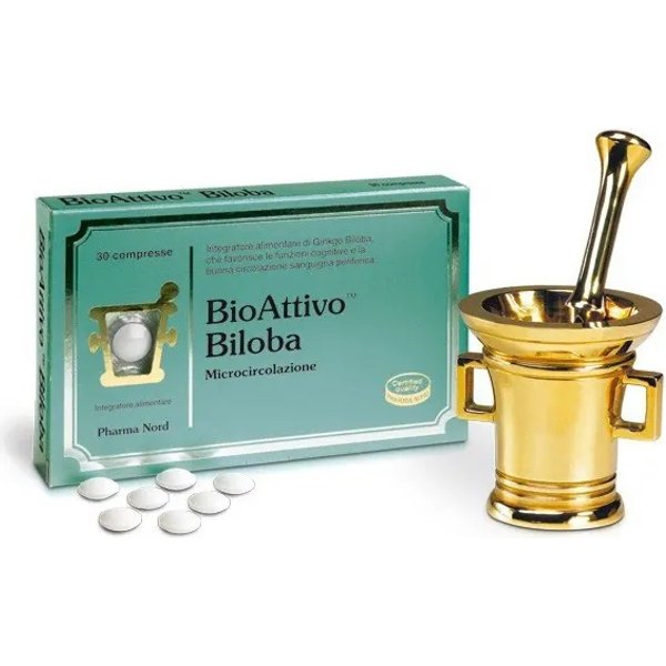 Bioattivo Biloba 30 Compresse - Integratore Utile Alla Microcircolazione-image