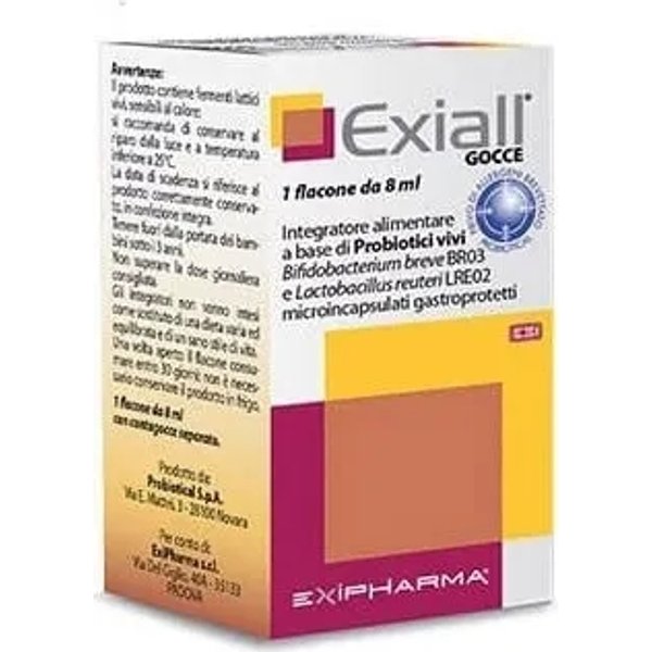 Exiall Gocce 8 Ml - Integratore Per La Flora Batterica Intestinale-image