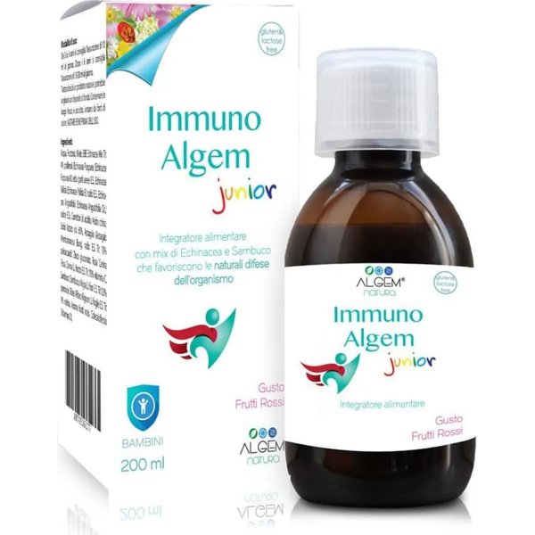 Immuno Algem Junior 200 Ml - Integratore Immunostimolante-image