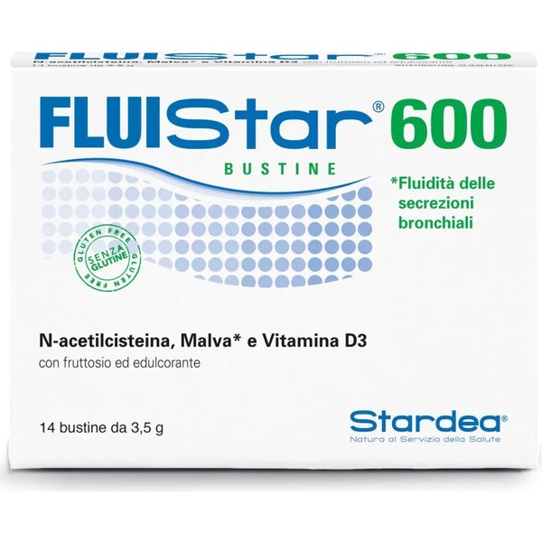 Fluistar600 - Integratore Per Le Secrezioni Bronchiali 14 Bustine-image