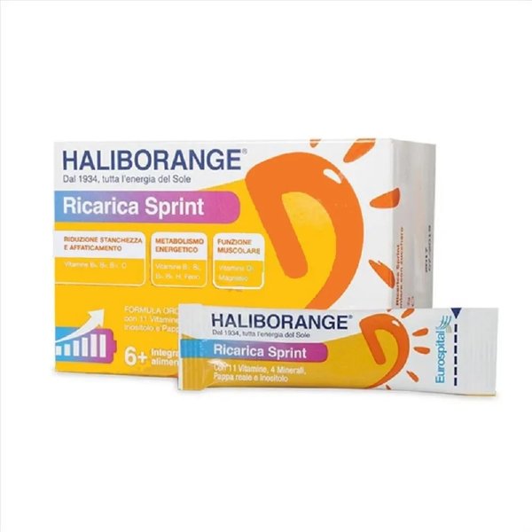 Haliborange Ricarica Sprint 20 Stick Pack Da 2 G - Integratore Multivitaminico-image