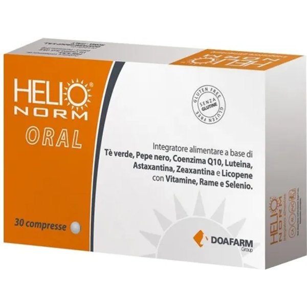 Helionorm Oral 30 Compresse - Integratore Per La Protezione Della Pelle-image