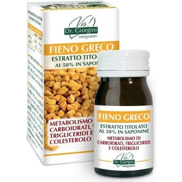 Fieno Greco 60 Pastiglie - Integratore Per Metabolismo Di Carboidrati, Trigliceridi E Colesterolo-image