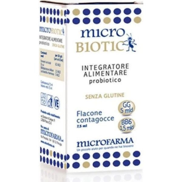 Microbiotic Gocce 7,5 Ml - Integratore Di Probiotici-image