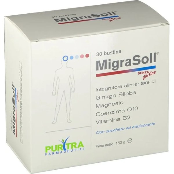 Migrasoll 30 Bustine - Integratore Per L'emicrania-image