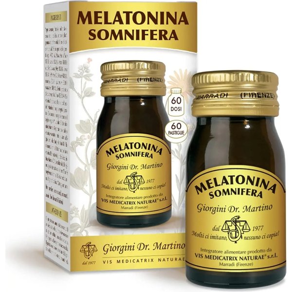 Melatonina Somnifera 60 Pastiglie - Integratore Per Il Riposo-image