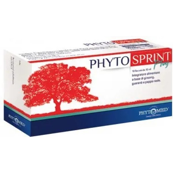 Phytosprint Plus 10 Flaconcini - Integratore Per La Stanchezza Fisica E Mentale-image